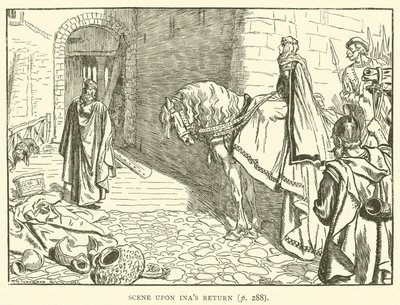 Szene bei Inas Rückkehr von Frederick Henry Townsend