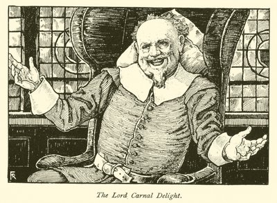 Der Herr der fleischlichen Lust (Gravur) von Frederick Hurten Rhead