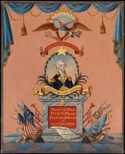 Der amerikanische Stern George Washington, ca. 1803 von Frederick Kemmelmeyer