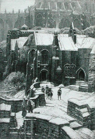 Das Almosenhaus, Chipping Campden 1925 von Frederick Landseer Maur Griggs