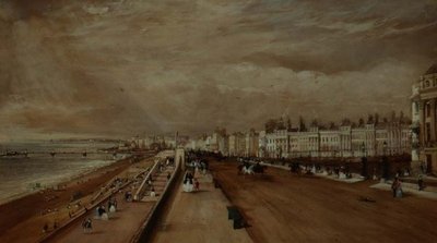Die Strandpromenade, Brighton von Frederick Nash