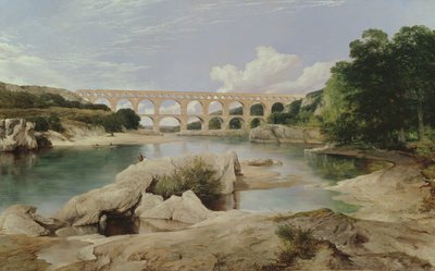 Der Pont du Gard, 1862 von Frederick Richard Lee