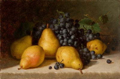 Trauben und Birnen 1877 von Frederick S. Batcheller