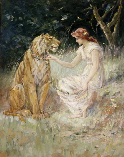 Die Dame und der Tiger von Frederick Stuart Church