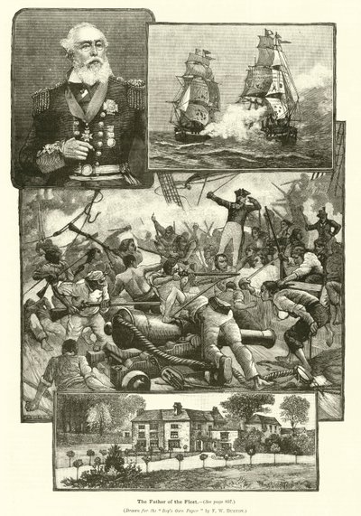 Vater der Flotte, Admiral Sir Provo Wallis von Frederick William Burton