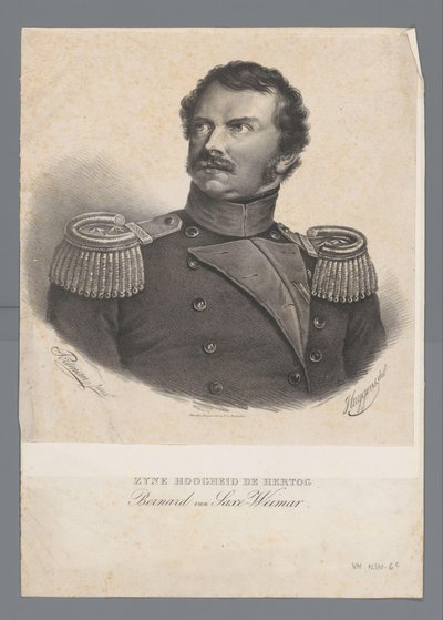 Seine Hoheit der Herzog Bernhard von Sachsen-Weimar von Frederik Lodewijk Huygens
