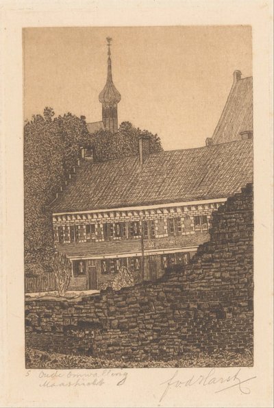 Alte Stadtmauer, Maastricht von Frederik van der Harst (signed by artist)