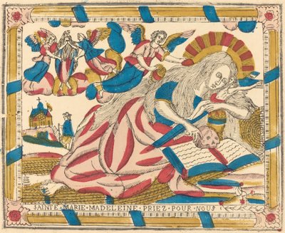 Heilige Maria Magdalena, bitte für uns von French 19th Century