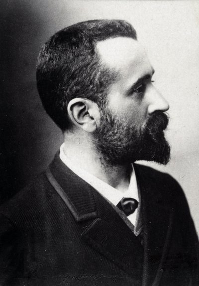 Alphonse Bertillon (1853-1914), französischer Gelehrter, Schöpfer der Anthropometrie von French Photographer