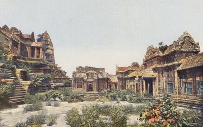 Angkor Wat, Kambodscha (farbiges Foto) von French Photographer