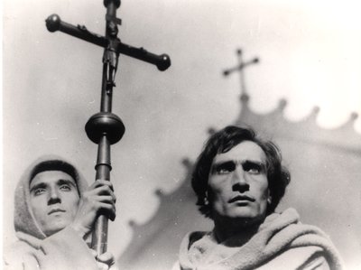 Antonin Artaud (1896-1948) im Film Die Passion der Jungfrau von Orléans von Carl Theodor Dreyer (1889-1968), 1928 von French Photographer