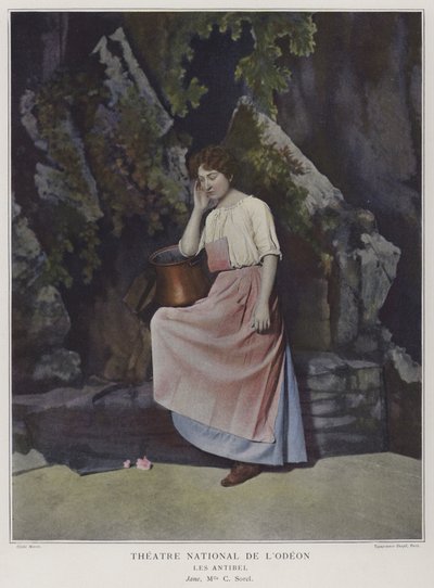 Cecile Sorel als Jane in Les Antibel von French Photographer