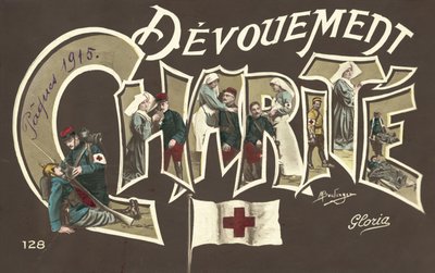 Wohltätigkeit, Pflege im Ersten Weltkrieg von French Photographer