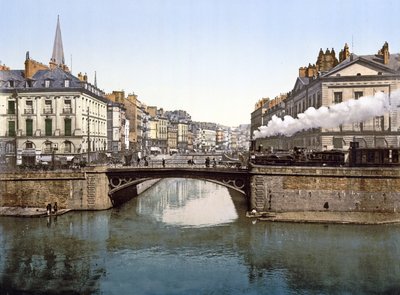 Zusammenfluss von Edre und Loire in Nantes von French Photographer