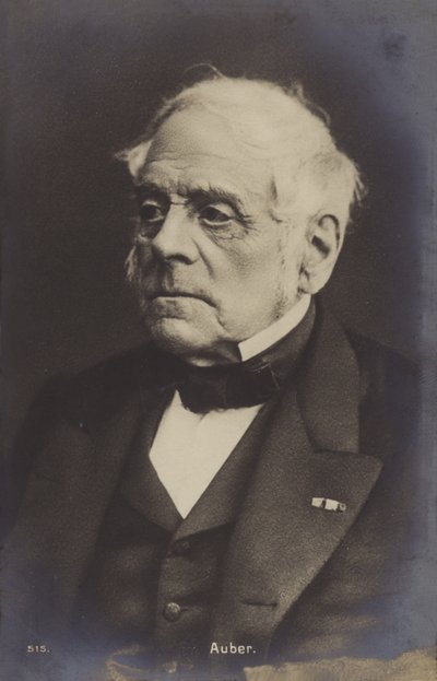Daniel Auber, französischer Komponist (1782-1871) von French Photographer