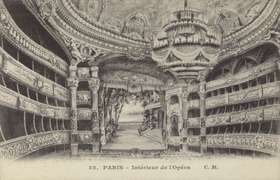 Innenraum der Oper, Paris von French Photographer