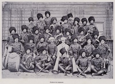 Die russische Armee: Fanfare des Regiments von French Photographer