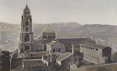 Le Puy, Kathedrale und Kreuzgang, Südansicht von French Photographer