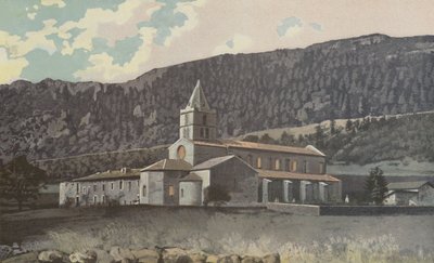 Leoncel, Blick auf die Abtei, Nordostseite von French Photographer