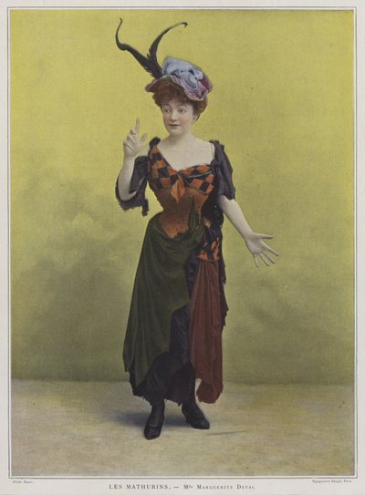 Marguerite Deval, französische Schauspielerin und Opernsängerin von French Photographer