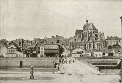 Mayenne, Eine Straße von French Photographer