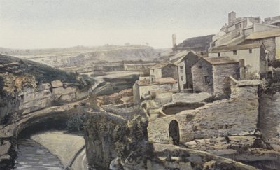 Minerve, Blick vom Ufer der Cesse von French Photographer