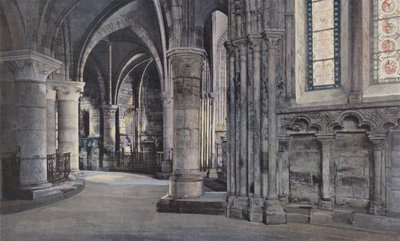 Montierender, Kirche, Chorumgang von French Photographer