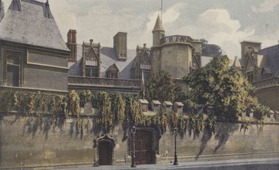 Paris, Hotel de Cluny, Eingang des Museums von French Photographer