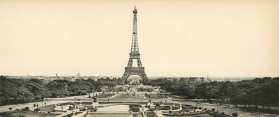 Paris, Der Eiffelturm und die Gärten des Marsfelds von French Photographer