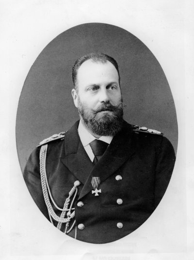 Porträt von Alexis Alexandrowitsch Romanow, Großfürst von Russland von French Photographer