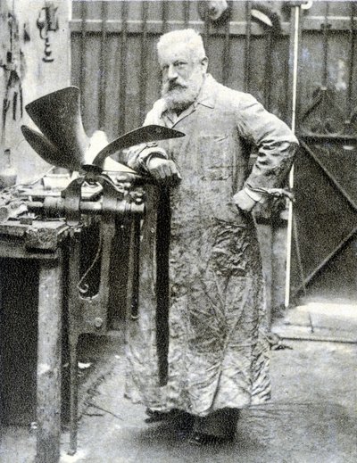 Porträt von Fernand Forest (1851 - 1914), französischer Erfinder (Motor, Autoteile...) - Fotografie von French Photographer