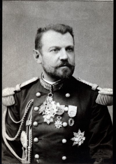 Porträt von Henri Joseph Brugere (1841-1918), französischer General von French Photographer
