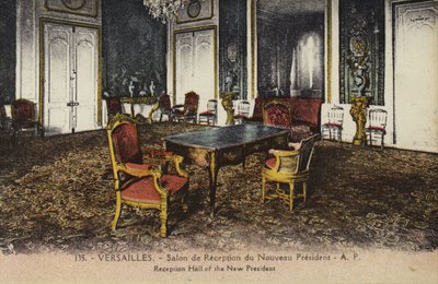 Empfangshalle des neuen Präsidenten, Schloss Versailles von French Photographer