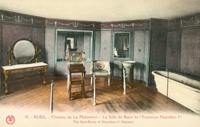 Rueil, Schloss Malmaison, Badezimmer von Napoleon I von French Photographer