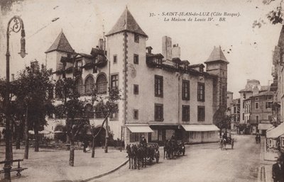 Saint-Jean-de-Luz, Côte Basque, Haus von Ludwig IV von French Photographer