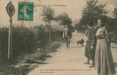 Souvenir der deutsch-französischen Grenze von French Photographer