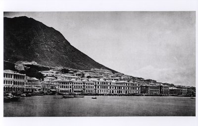 Die Praya, Hongkong, aus Illustrations de la Chine et de ses Habitants von J. Thompson, veröffentlicht 1873 von French Photographer