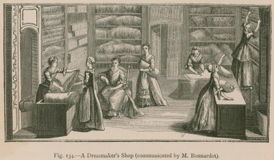 Ein Schneiderladen (mitgeteilt von M. Bonnardot) von French School
