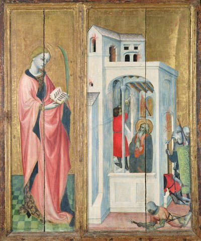 Ein Heiliger Märtyrer und St. Andreas