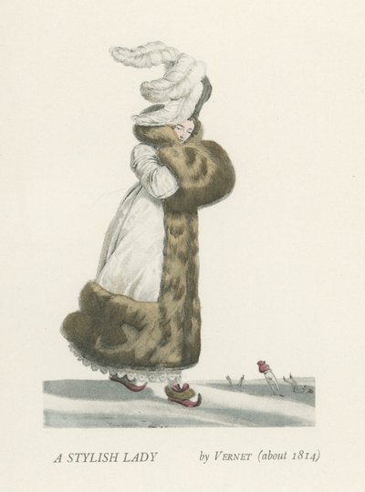 Eine stilvolle Dame (ca. 1814) von French School