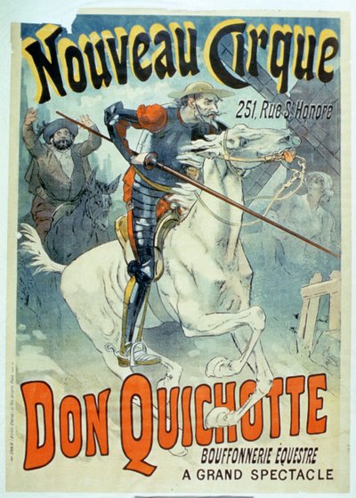 Werbung für Don Quixote, Neuer Zirkus, Reiterbuffonerie von French School
