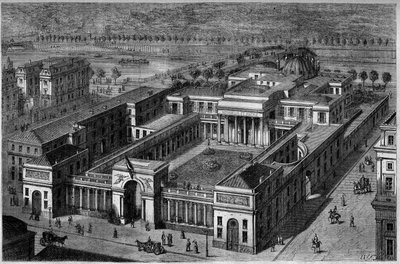 Luftaufnahme des Palais de la Légion d