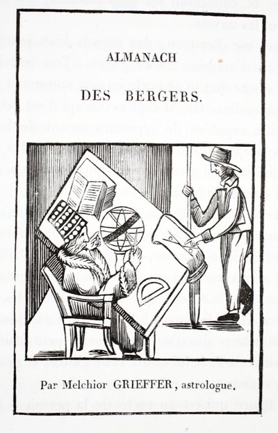 Almanach der Hirten von Melchior Grieffer, Astrologe von French School