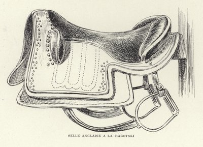 Ein englischer Sattel von Ragotski von French School