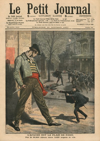 Apache ist ein Ärgernis für Paris, Illustration aus 