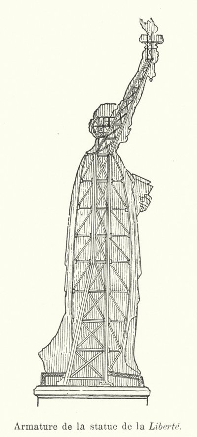 Armatur der Freiheitsstatue von French School