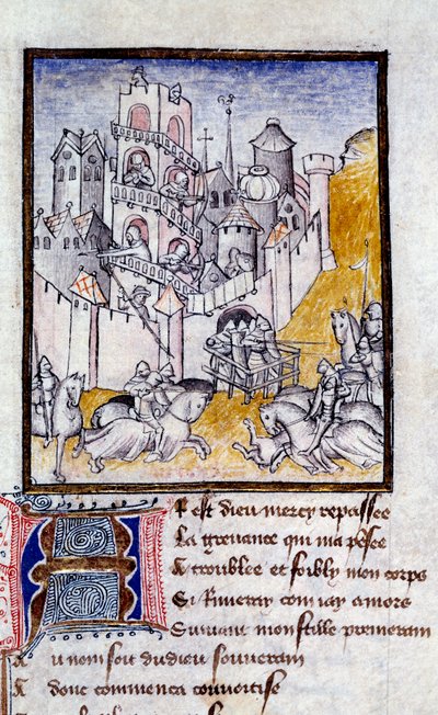 Angriff auf ein Miniaturschloss aus 