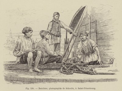Bootsmänner (Stich) von French School