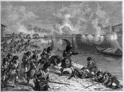 Schlacht von Toulouse: letzte Schlacht zwischen den britischen und spanischen Truppen unter Wellington gegen die Franzosen 1814 - Schlacht von Toulouse am 10. April 1814 zwischen den Truppen der kaiserlichen Armee unter dem Kommando von Marschall Soult und von French School