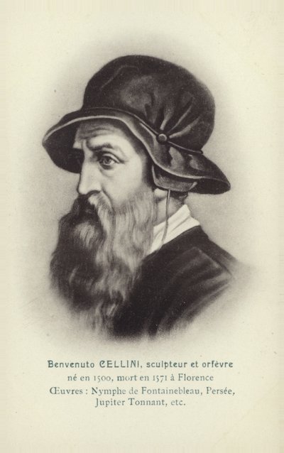 Benvenuto Cellini, italienischer Bildhauer und Goldschmied von French School